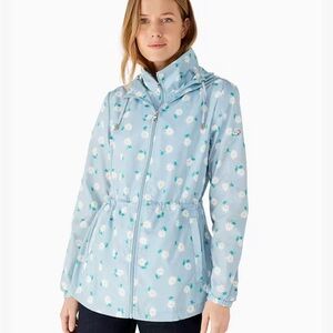 Kate Spade | Daisy Hooded Blue Rain Jacket | XS